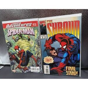 Marvel Adventures Spider-Man #30 & The Shroud #4 (1994) Lot of 2